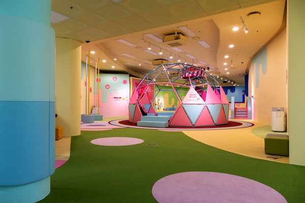 다채로운 실감형 콘텐츠로 구성된 한글놀이터 세종관 전경