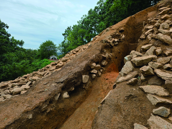 세종 이성 토축 성벽